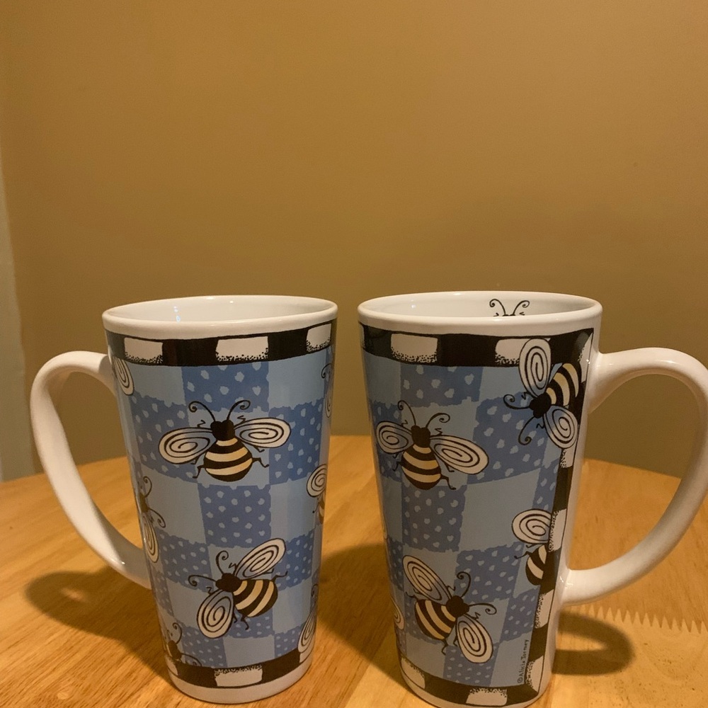 Two Alicia Tormey Designs Coffee Mugs “ Bug Me”